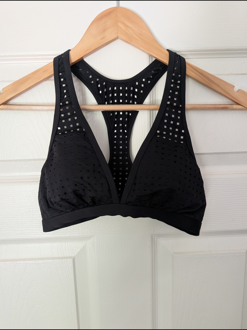 Black Women's Racerback Swimsuit Top
